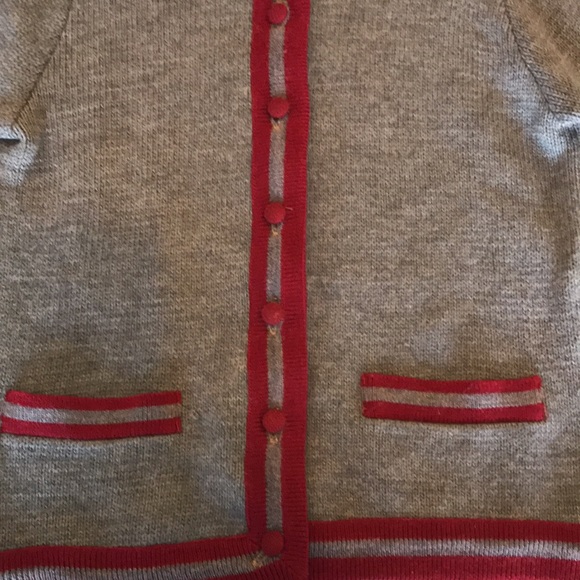 Vintage 1960s Evan Picone Wool Sweater Cardigan. Size Medium. - Picture 4 of 10